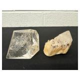 Clear Quartz Crystal Cluster. natural Herkimer