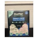 New matter compostable waste bag organizer