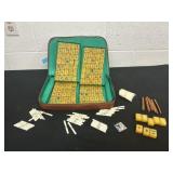 vintage Mahjong set with case