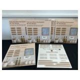 6 new peel and stick backsplash 3-D tile stickers