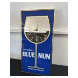 Imported blue nun decorative clock 20x10