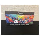 New 20 dual tip fabric markers
