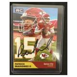 2017 Kansas City Patrick Mahomes Rookie Card