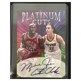 Michael Jordan Caitlin Clark Platinum Cuts