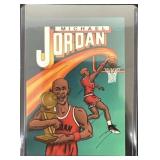 Michael Jordan 1990 ERROR cartoon promo card