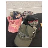 Group of hats