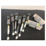 Group of solar yard lights