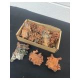 Group of Cooper slag pieces