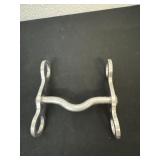 Vintage Crockett renalde etched horse bit