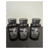 Three new biotin supplements, 30 capsules in each