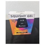 Squishy gel resin cloud, self labeling