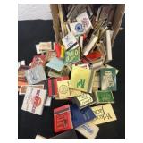 Group of match books