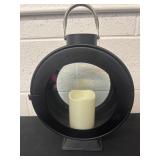 11ï¿½ metal musical candle lantern.