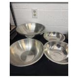 5 mixing bowls