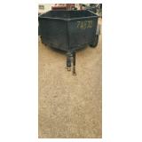 63'X9' V nose Single axel trailer needs a tire
