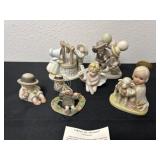 Group of circle of friends figurines