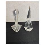 2 vintage perfume bottles
