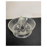 6' glass vintage juicer.