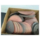 Group of sand paper disks