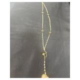 Size 28 necklace with a heart