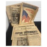 1940-1950s vintage newspapers