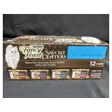 New 12 cans of fancy feast savory centers