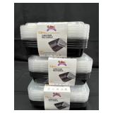 3 new 10pack each 3 section meal prep container