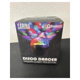 Disco dancer speaker and light projector