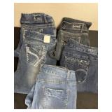 5 pairs of 16/18 jeans