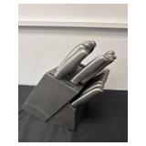 Knife block with knifes