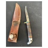 Vintage Western Knife with Sheath