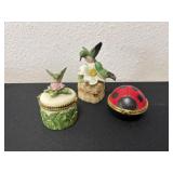 3 trinket boxes