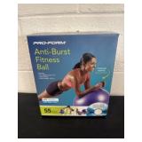 Pro form anti burst fitness ball