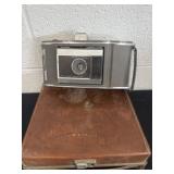 vintage Polaroid Land Camera Model J66, With case