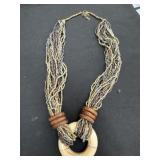 20 strand bead  necklace