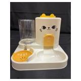 New Cat feeder and water