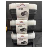 3 new 10pk each rectangle meal prep containers
