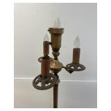 Vintage Metal Floor Lamp 63in