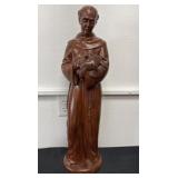27' San Martin de Porres Saint Statue Antique