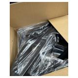 60 new black velvet hangers