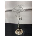 vintage hand-blown glass Lily-style art nouveau