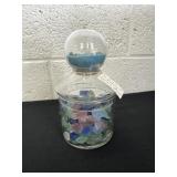 7' sea beach glass decor