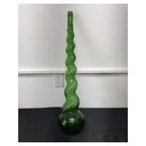 30' green glass bottle
