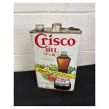 Vintage Crisco oil can 10'