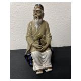8' vintage Chinese Shiwan (or Shekwan) mudman