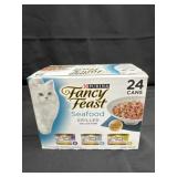 New fancy feast seafood 24 cans