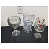 Michelob beer glasses plastic skull pitcher and