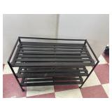 19x27x13 3 Tier Metal and Plastic Shelf