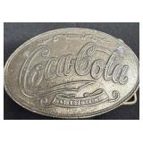 vintage Coca-Cola belt buckle is made of brass