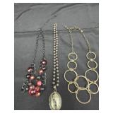 3 necklaces